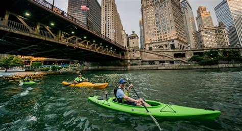 Kayaking Chicago River