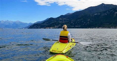 Kayaking Lake Como views