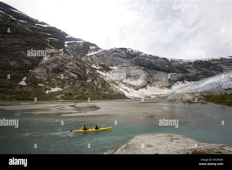 Kayaking Nigardsbreen Glacier