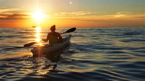 Kayaking at Sunset