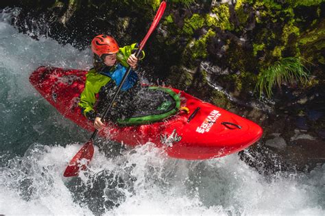 Kayaking on River