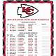 Kc Chiefs Schedule 2019 Printable