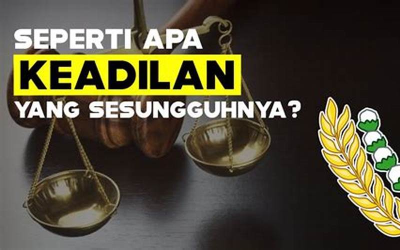 Keadilan Sosial Bagi Seluruh Rakyat Indonesia