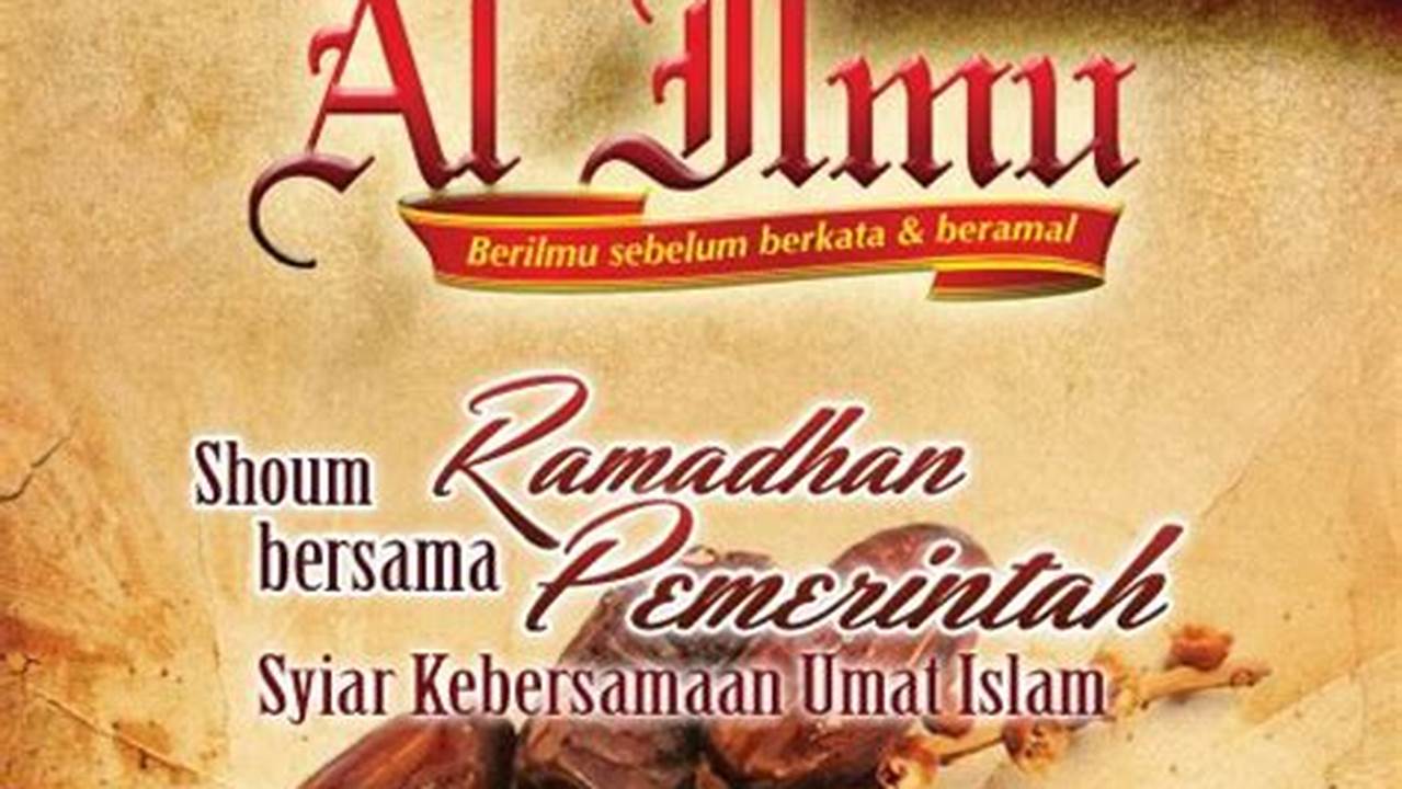 Kebersamaan Umat Islam, Ramadhan