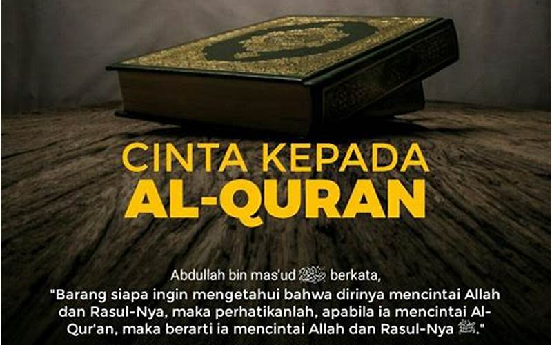 Kecintaan Al-Quran
