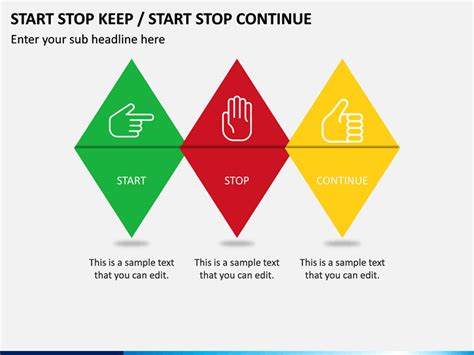 Keep Stop Start Template