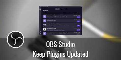 Keep OBS plugins up to date