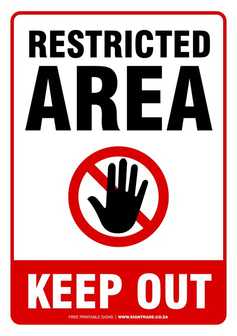 Keep Out Sign Printable