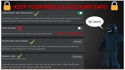 Keep Your Account Safe – Roblox Support