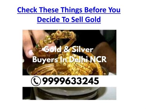 Keep Your Cool before You Decide to Sell Gold