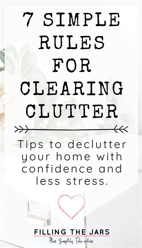 Keep it Simple and Uncluttered