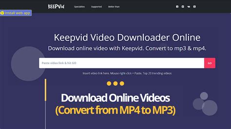 KeepVid Download