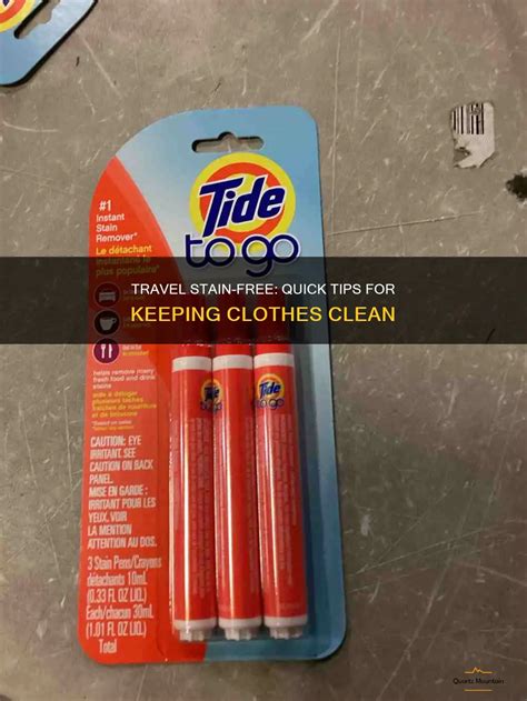 Keeping Clothes Stain-Free