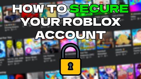 Keeping My Roblox Account Safe and Secure