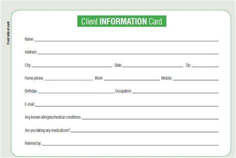 Keeping Tabs on Clients by Using Client Cards - Business - NAILS Magazine