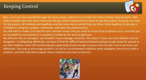 Keeping it in control