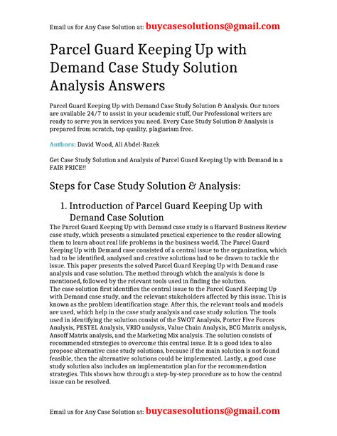 Keeping up with demand