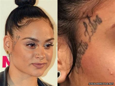 Kehlani Face Tattoos
