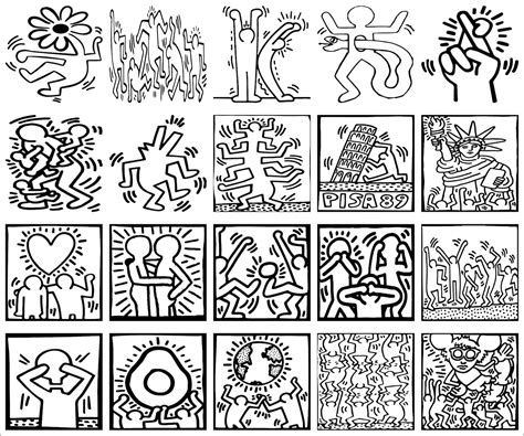 Unleashing the Vivid World of Keith Haring with Premium SVG Graphics