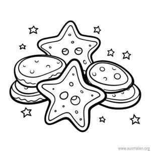 Kekse Ausmalbild