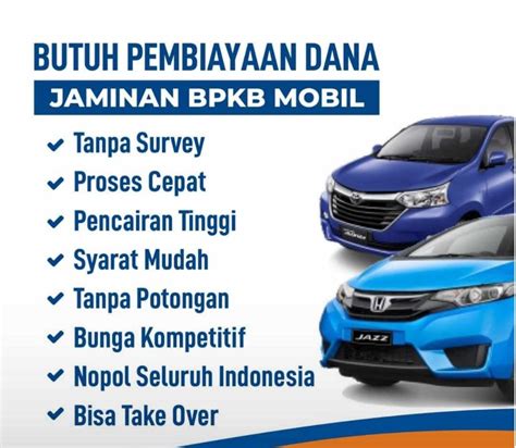Kelebihan Layanan Gadai Mobil Tanpa BPKB di Bandung
