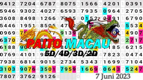 Kelebihan Paito Warna Toto Macau 5D