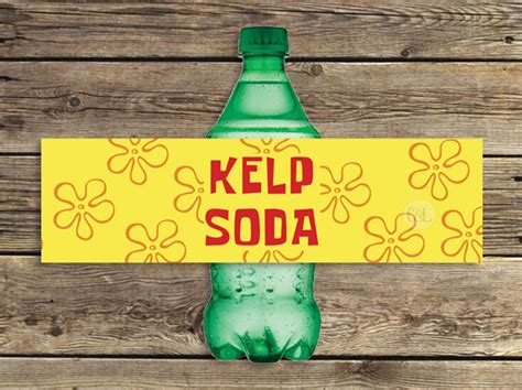 Kelp Soda Labels Printable Free