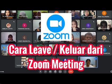 Keluar dari Zoom Meeting Indonesia