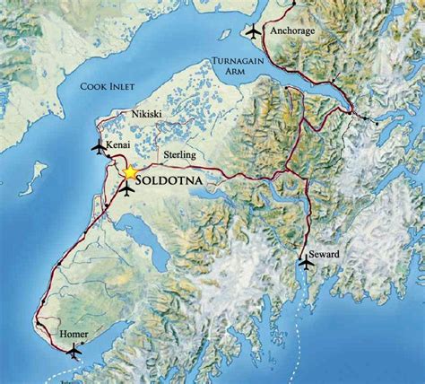 Kenai Peninsula Map