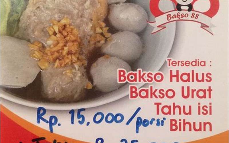 Kenapa Kamu Harus Mencoba Bakso 88?