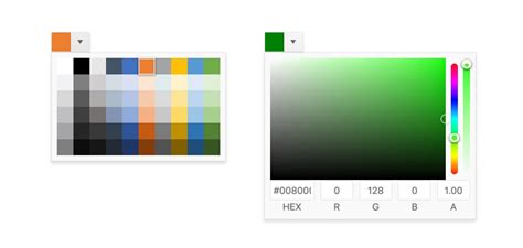 Kendo Color Picker Angular