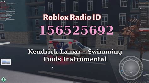 Kendrick Lamar - Swimming Pools - Roblox ID