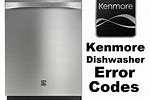 Kenmore Elite Dishwasher Codes