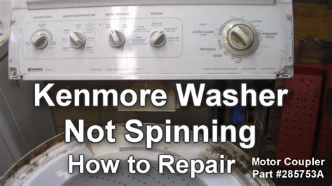 Kenmore Washing Machine Troubleshooting
