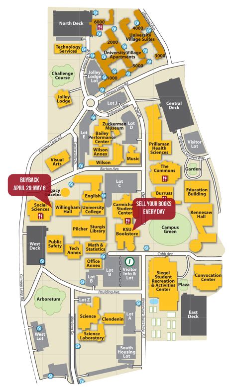 Kennesaw State University Campus Map