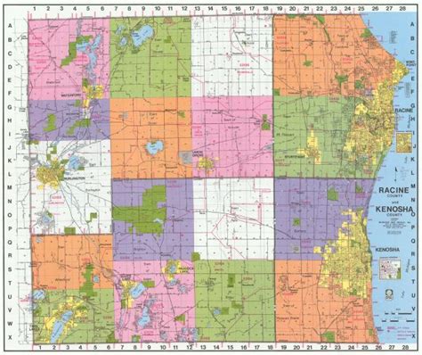 Kenosha Wisconsin Zip Code Map