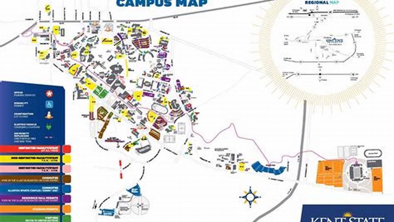 Kent State University Spring Break 2024 Map