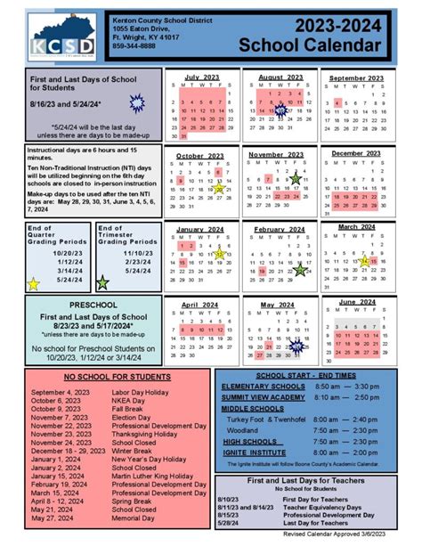 Kenton County Calendar