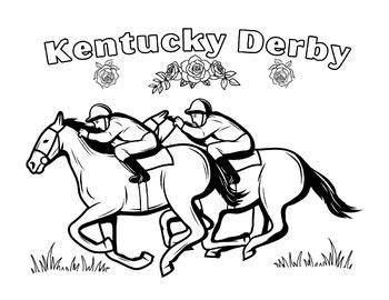 Kentucky Derby Color Pages