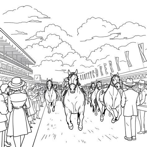 Kentucky Derby Coloring Pages