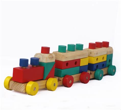 Kereta Kayu Mainan - Hadiah Terbaik untuk Anak-anak