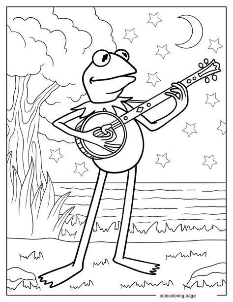 Kermit Coloring Page