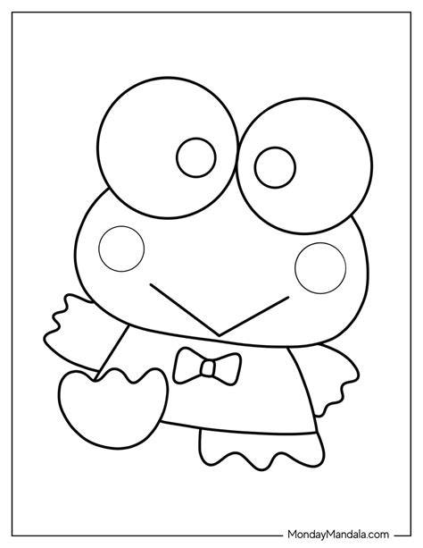 Keroppi Coloring Page