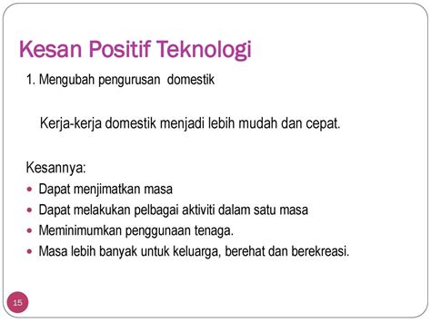 Kesan Positif