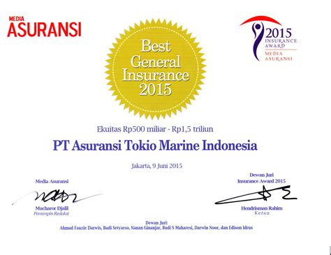 Kesimpulan PT Asuransi Tokio Marine Indonesia