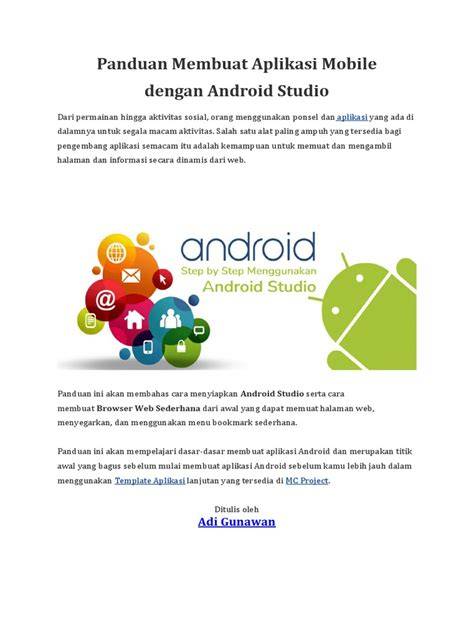 Tutorial membuat aplikasi android pdf