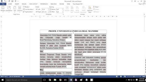 Tutorial membuat buletin