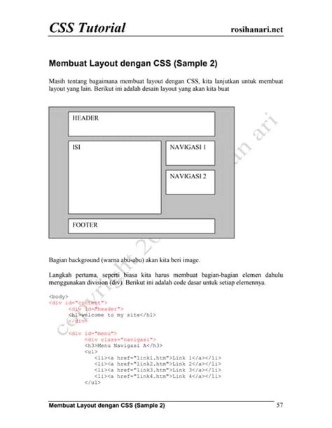 Tutorial Membuat CSS