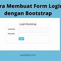 Kesimpulan tutorial membuat form login dengan Bootstrap