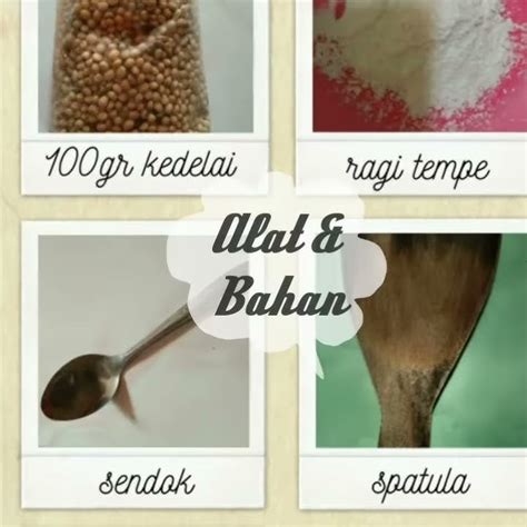 Tutorial Membuat Tempe